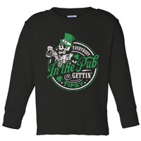 Everybody In The Pub Gettin Tipsy Shenanigans Drinking Toddler Long Sleeve Shirt