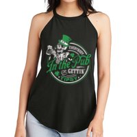 Everybody In The Pub Gettin Tipsy Shenanigans Drinking Women's Perfect Tri Rocker Tank