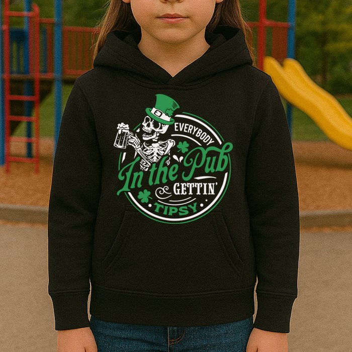 Everybody In The Pub Gettin Tipsy Shenanigans Drinking Kids Hoodie