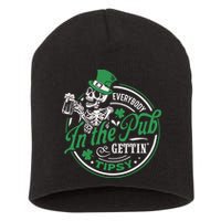 Everybody In The Pub Gettin Tipsy Shenanigans Drinking Short Acrylic Beanie