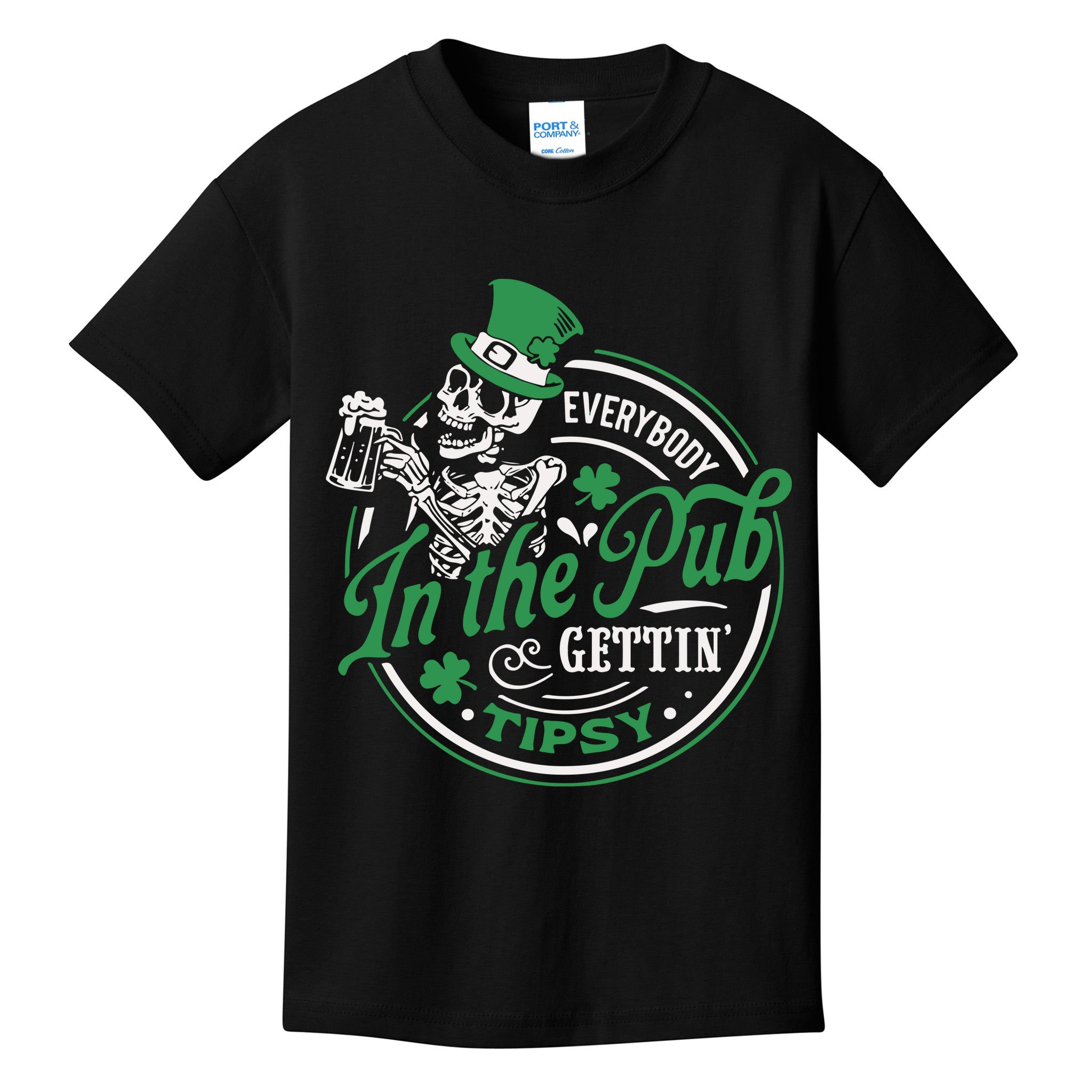 Everybody In The Pub Gettin Tipsy Shenanigans Drinking Kids T-Shirt