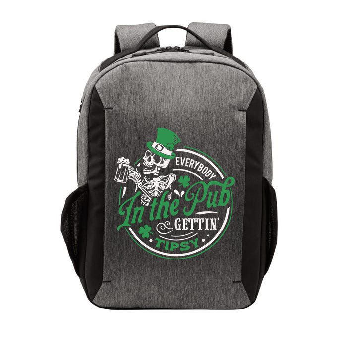 Everybody In The Pub Gettin Tipsy Shenanigans Drinking Vector Backpack