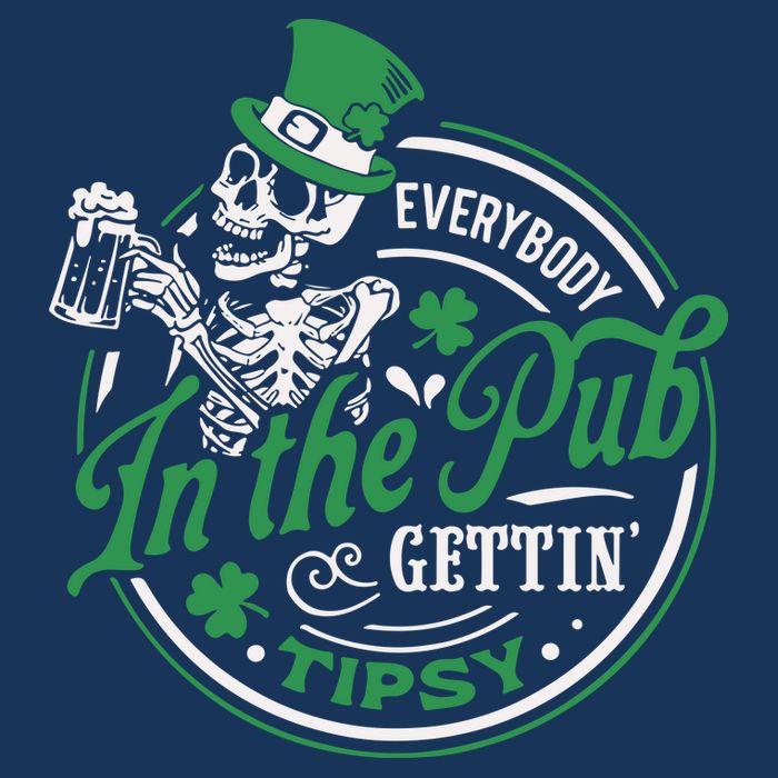 Everybody In The Pub Gettin Tipsy Shenanigans Drinking Infant Baby Jersey Bodysuit