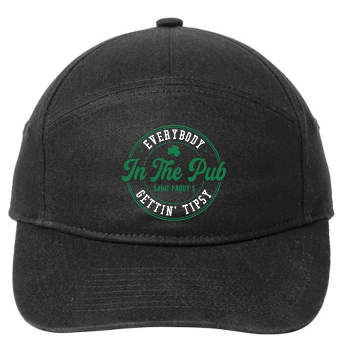 Everybody In The Pub Gettin Tipsy 7-Panel Snapback Hat