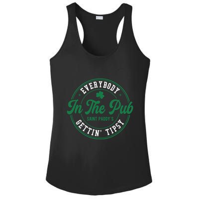 Everybody In The Pub Gettin Tipsy Ladies PosiCharge Competitor Racerback Tank