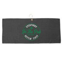 Everybody In The Pub Gettin Tipsy Large Microfiber Waffle Golf Towel