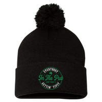 Everybody In The Pub Gettin Tipsy Pom Pom 12in Knit Beanie