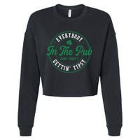 Everybody In The Pub Gettin Tipsy Cropped Pullover Crew