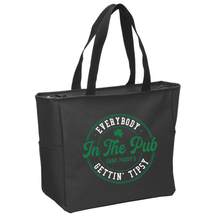 Everybody In The Pub Gettin Tipsy Zip Tote Bag