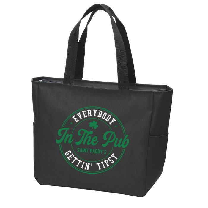 Everybody In The Pub Gettin Tipsy Zip Tote Bag