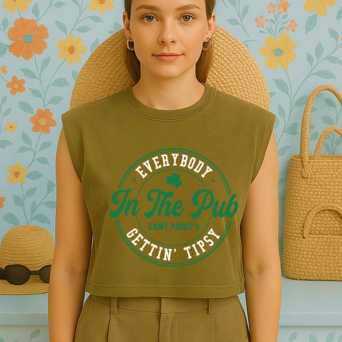 Everybody In The Pub Gettin Tipsy Garment-Dyed Women's Muscle Tee