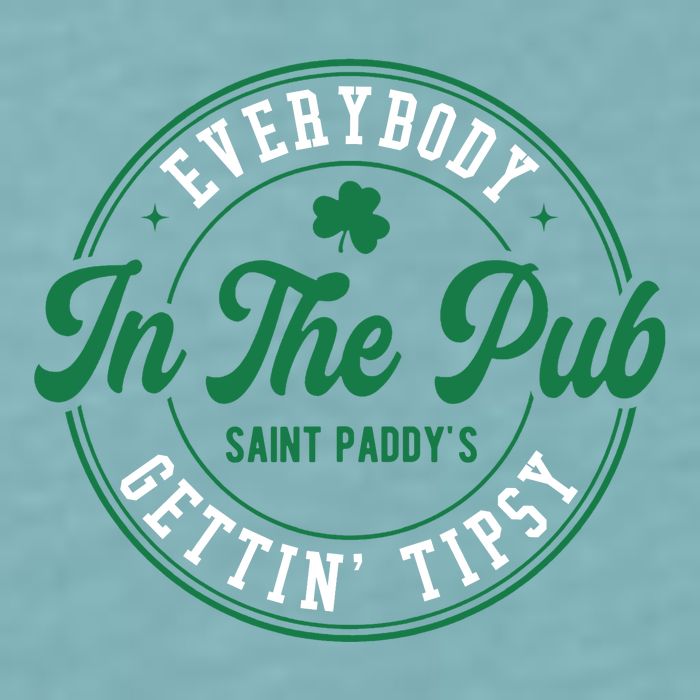 Everybody In The Pub Gettin Tipsy Sueded Cloud Jersey T-Shirt
