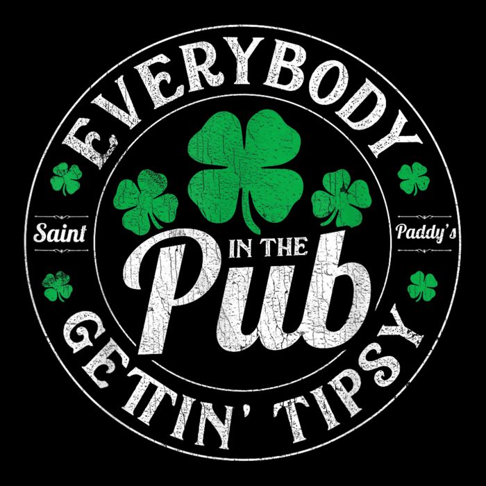 Everybody In The Pub Getting Tipsy Funny St PatrickS Day 16 in Basic Backpack