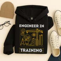 Engineer In Training Future Engineer Holding Engineering Hoodie