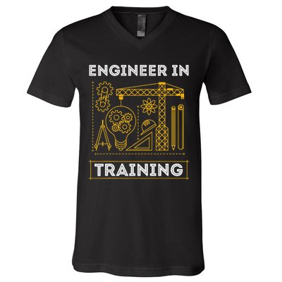 Engineer In Training Future Engineer Holding Engineering V-Neck T-Shirt
