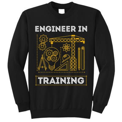 Engineer In Training Future Engineer Holding Engineering Tall Sweatshirt