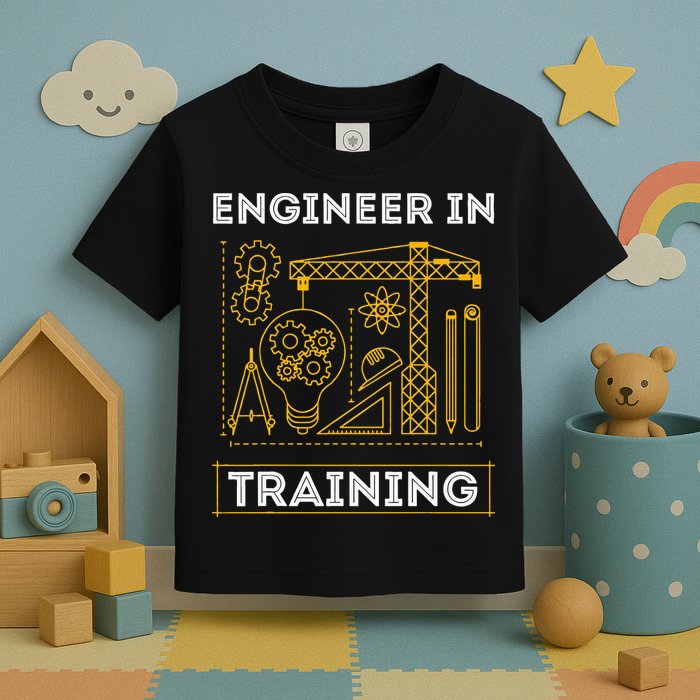 Engineer In Training Future Engineer Holding Engineering Toddler T-Shirt