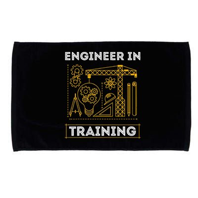 Engineer In Training Future Engineer Holding Engineering Microfiber Hand Towel