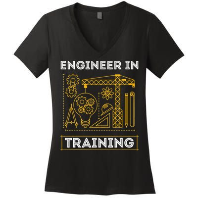 Engineer In Training Future Engineer Holding Engineering Women's V-Neck T-Shirt