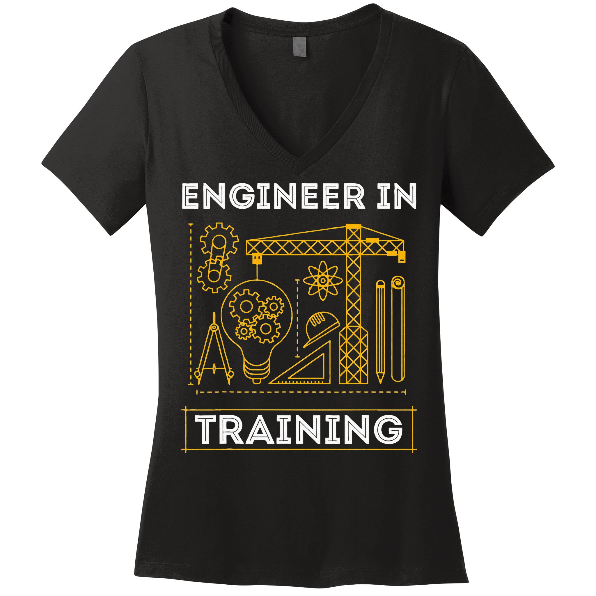 Engineer In Training Future Engineer Holding Engineering Women's V-Neck T-Shirt