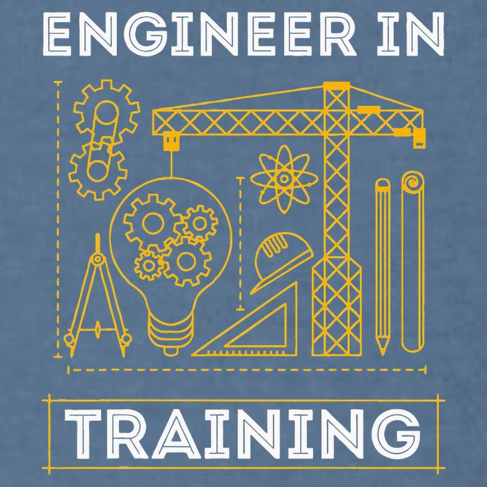 Engineer In Training Future Engineer Holding Engineering Garment-Dyed Sweatshirt