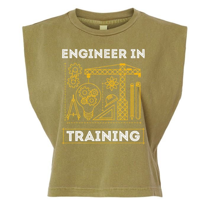 Engineer In Training Future Engineer Holding Engineering Garment-Dyed Women's Muscle Tee