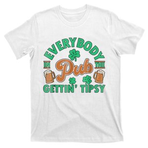 Everybody In The Pub Getting Tipsy Funny St Patrick's Day T-Shirt