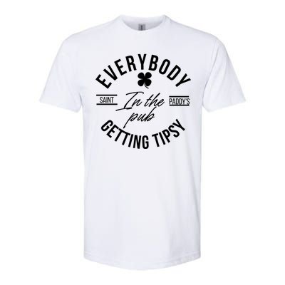 Everybody In The Pub Getting Tipsy Softstyle® CVC T-Shirt