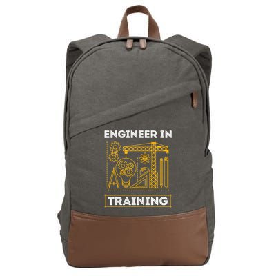 Engineer In Training Future Engineer Holding Engineering Cotton Canvas Backpack