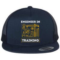 Engineer In Training Future Engineer Holding Engineering Flat Bill Trucker Hat