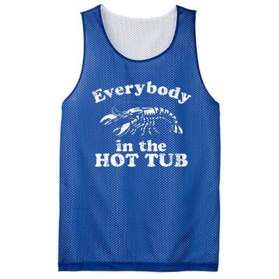 Everybody In The Hot Tub Mesh Reversible Basketball Jersey Tank