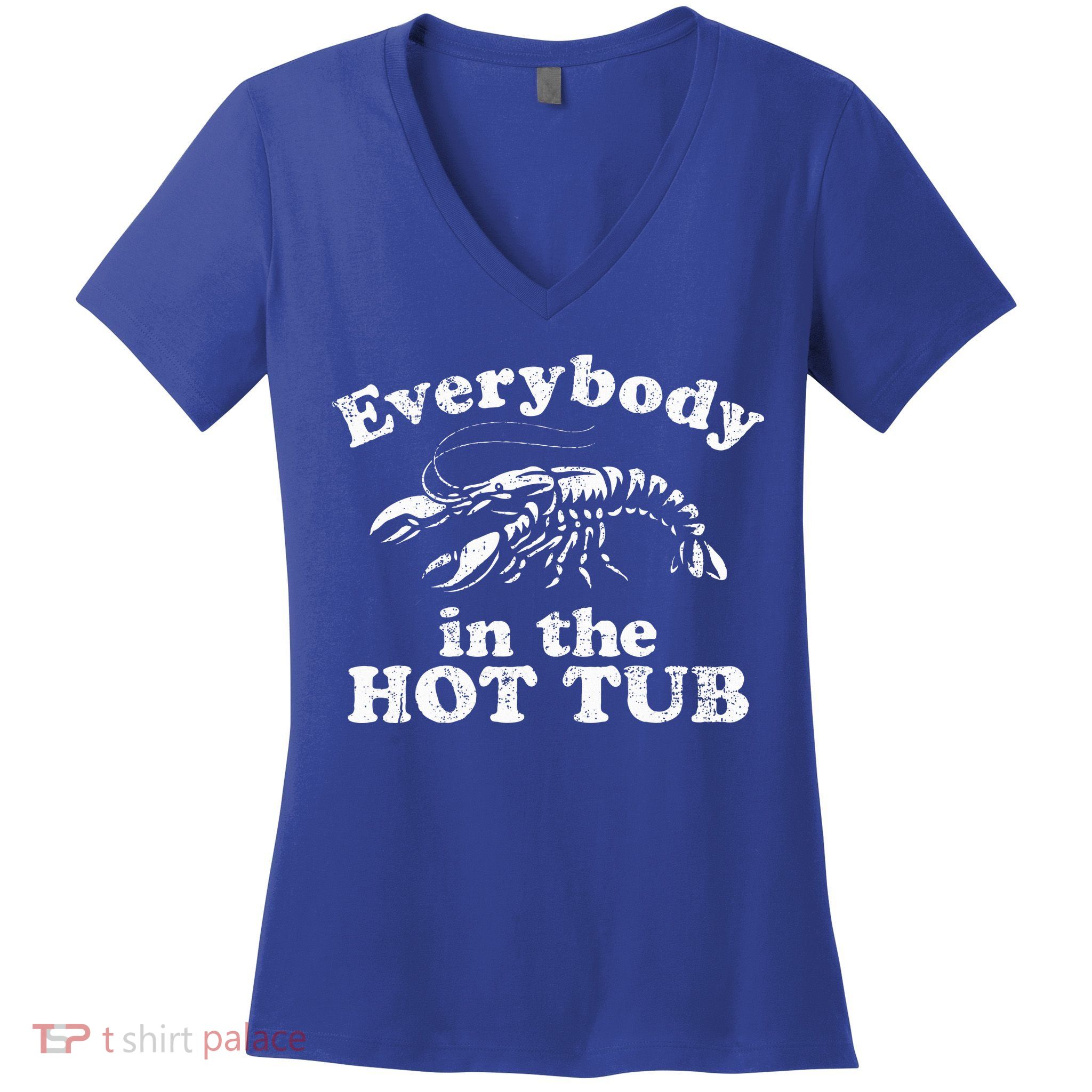 Everybody In The Hot Tub Women's V-Neck T-Shirt