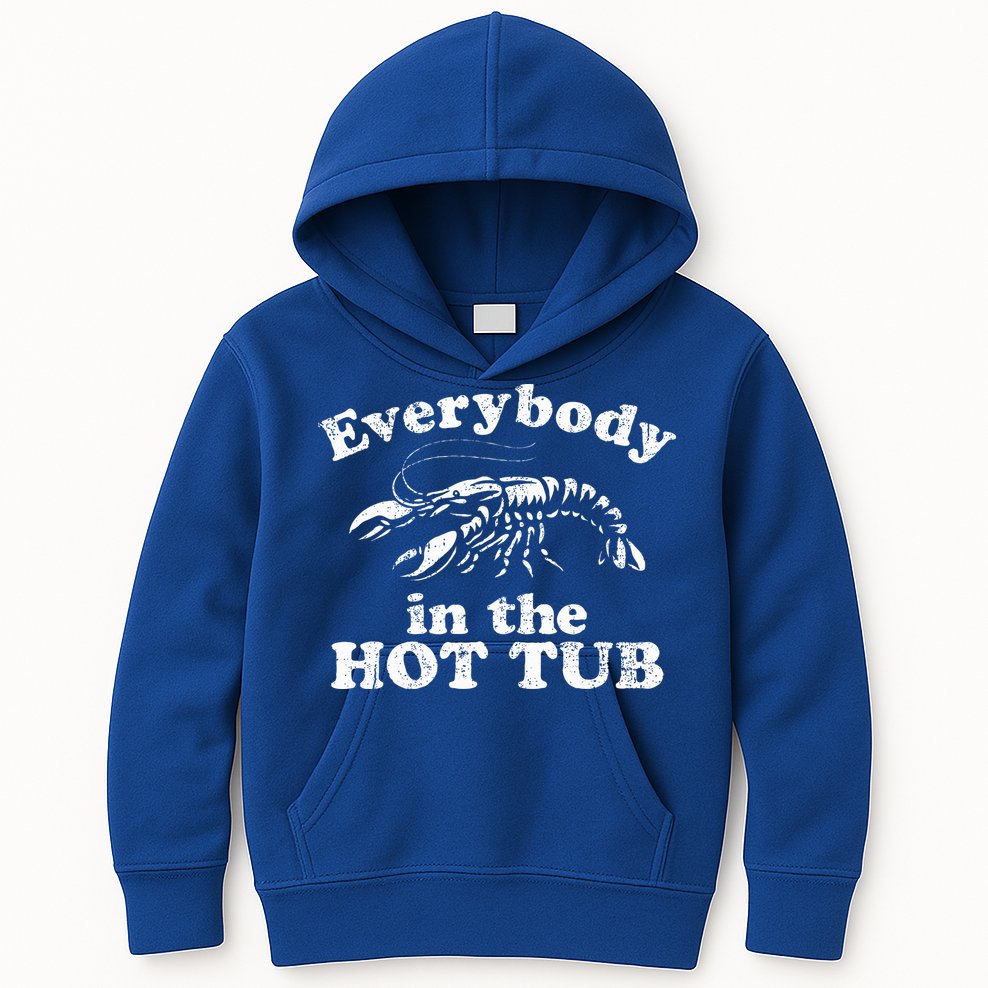 Everybody In The Hot Tub Kids Hoodie