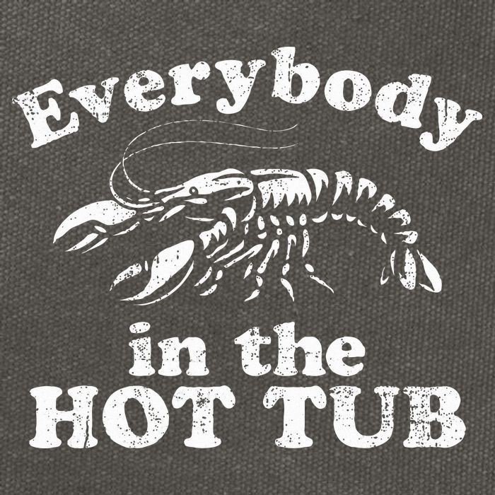 Everybody In The Hot Tub Cotton Canvas Backpack