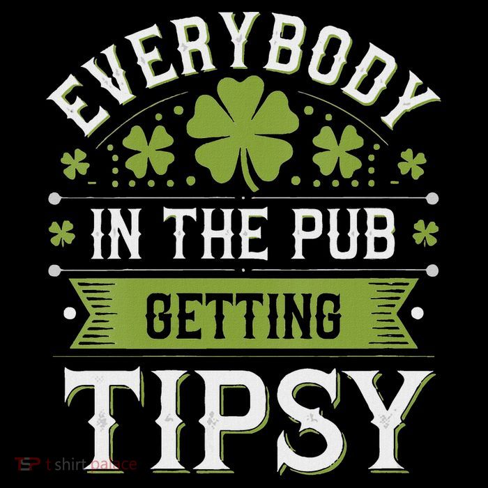 Everybody In The Pub Getting Tipsy Drawstring Bag