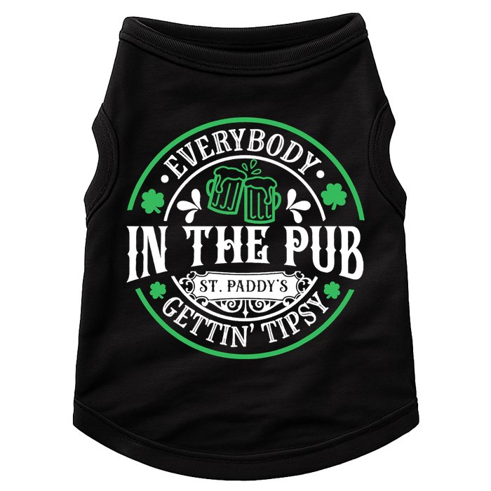 Everybody In The Pub Getting Tipsy St Patricks Day Drinking Doggie Tank