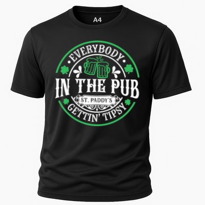 Everybody In The Pub Getting Tipsy St Patricks Day Drinking Performance Shirt