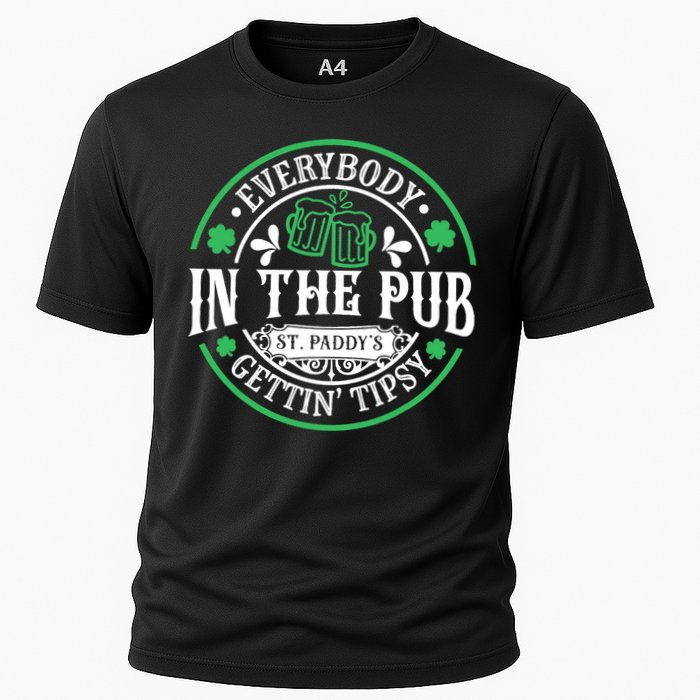 Everybody In The Pub Getting Tipsy St Patricks Day Drinking Performance Shirt