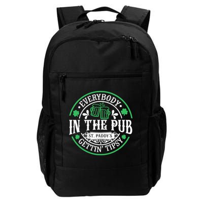 Everybody In The Pub Getting Tipsy St Patricks Day Drinking Backpack