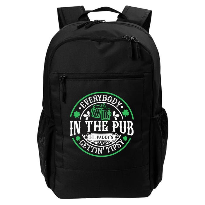 Everybody In The Pub Getting Tipsy St Patricks Day Drinking Backpack