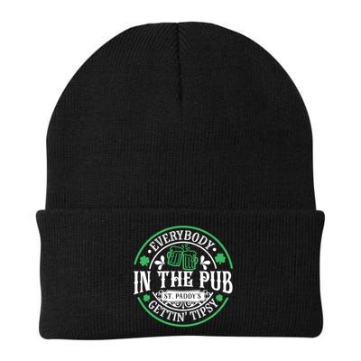 Everybody In The Pub Getting Tipsy St Patricks Day Drinking Beanie