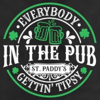 Everybody In The Pub Getting Tipsy St Patricks Day Drinking Beanie