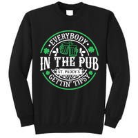 Everybody In The Pub Getting Tipsy St Patricks Day Drinking Tall Sweatshirt