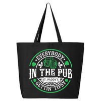 Everybody In The Pub Getting Tipsy St Patricks Day Drinking 25L Jumbo Tote