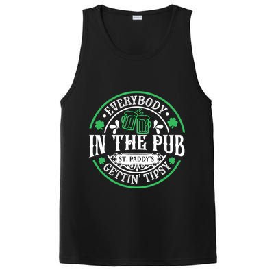Everybody In The Pub Getting Tipsy St Patricks Day Drinking PosiCharge Competitor Tank