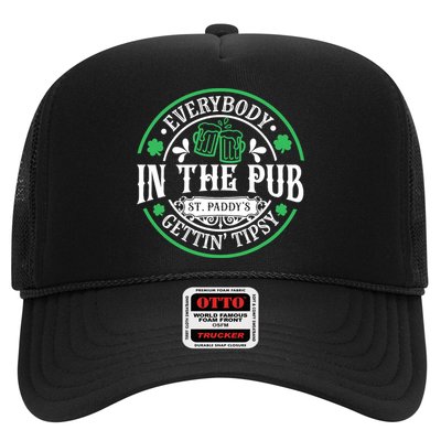 Everybody In The Pub Getting Tipsy St Patricks Day Drinking Trucker Hat