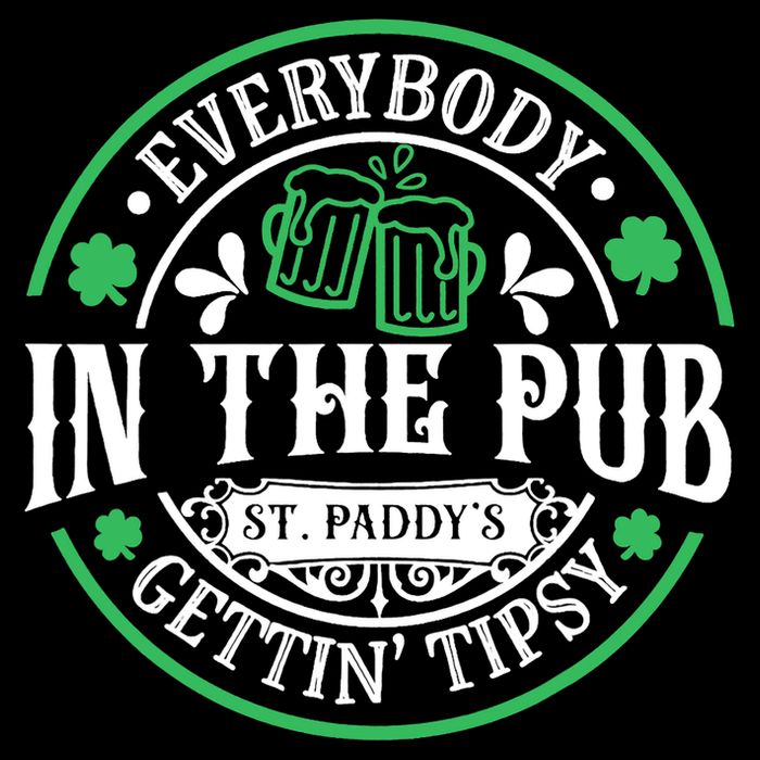 Everybody In The Pub Getting Tipsy St Patricks Day Drinking Visor