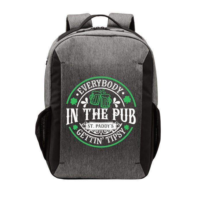 Everybody In The Pub Getting Tipsy St Patricks Day Drinking Vector Backpack