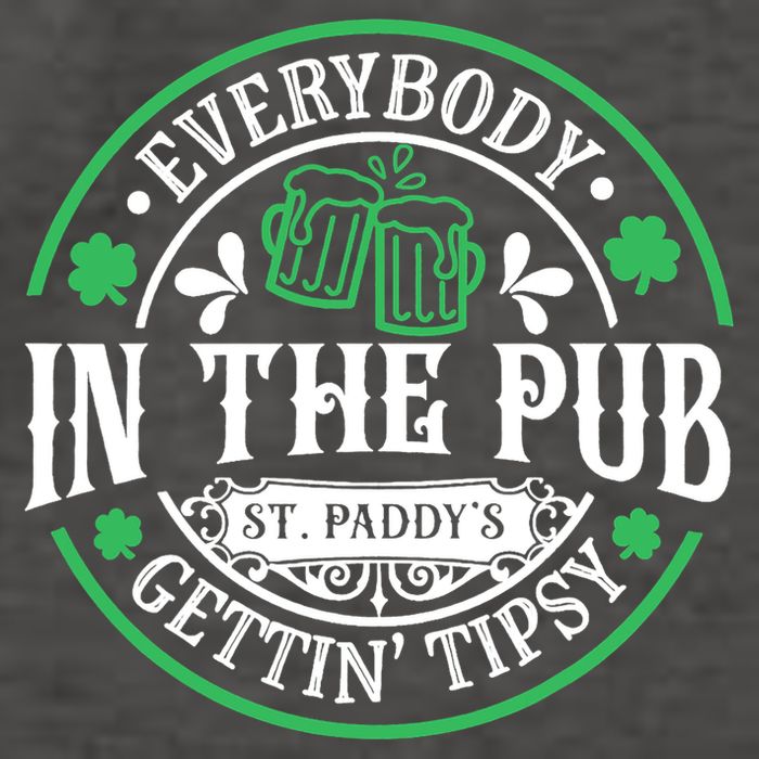 Everybody In The Pub Getting Tipsy St Patricks Day Drinking Vector Backpack