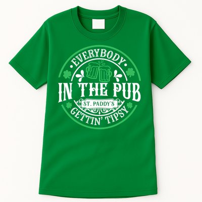 Everybody In The Pub Getting Tipsy St Patricks Day Drinking Tall T-Shirt